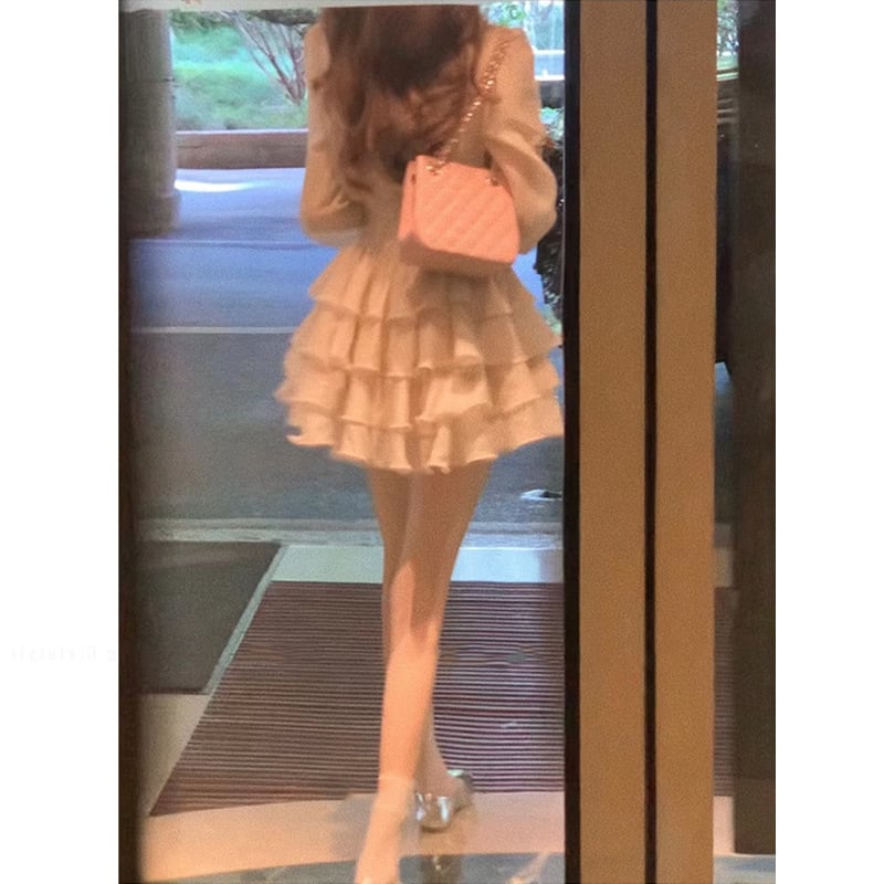 【dress】レースドッキングデートワンピース　M28492