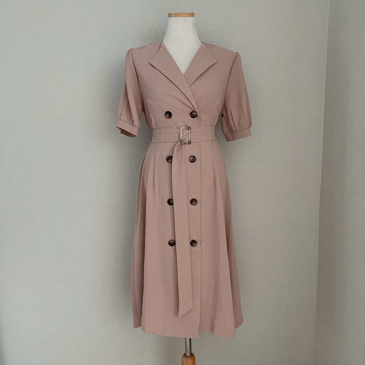 【dress】ダブルボタンワンピース　M23985
