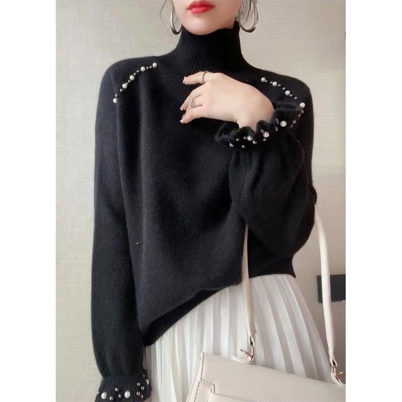 【tops】パールニットセーター　M29080