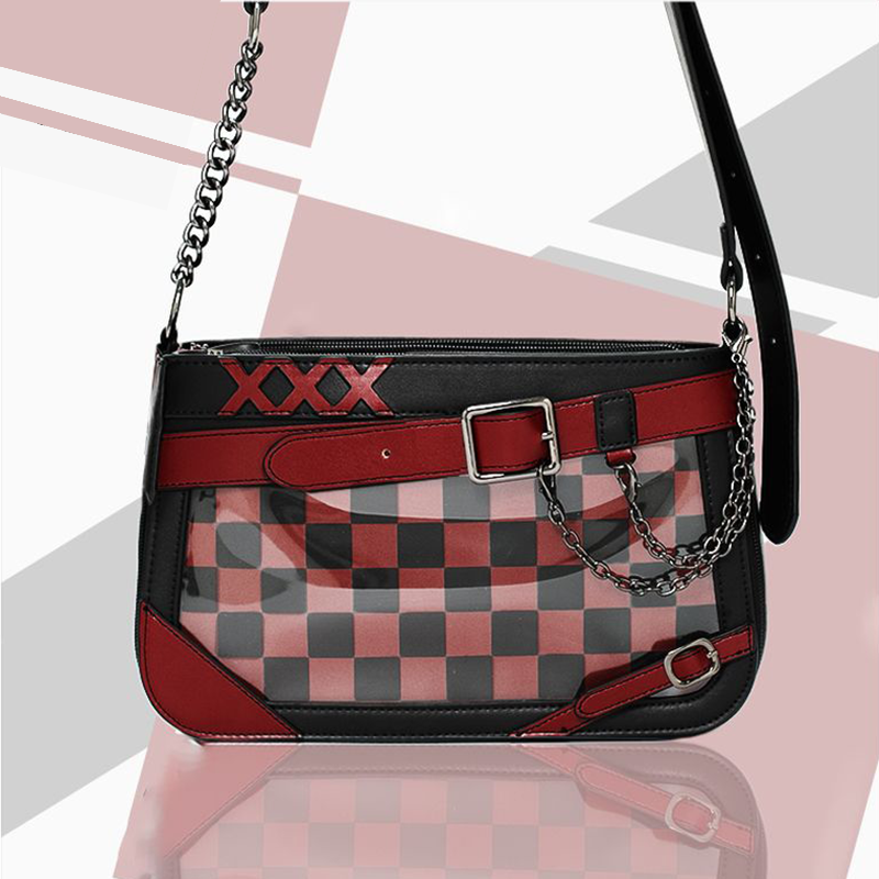 【GOODS】痛バック チェーン ショルダーバッグ Ｑ2242