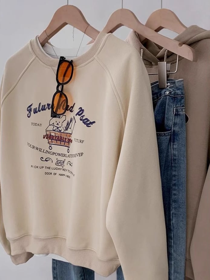 【tops】裹起毛プルオーバー　M28981