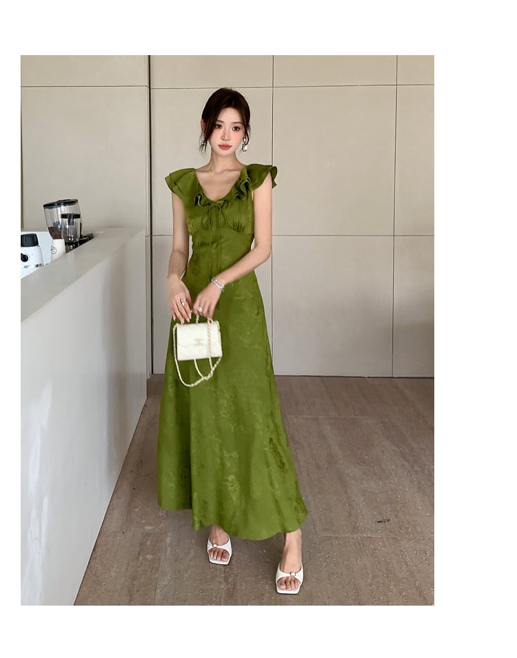 【dress】フリルワンピース　M24647