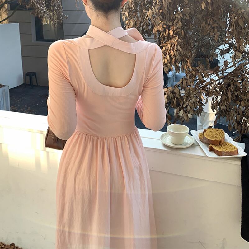 【dress】ロングワンピース Q6644