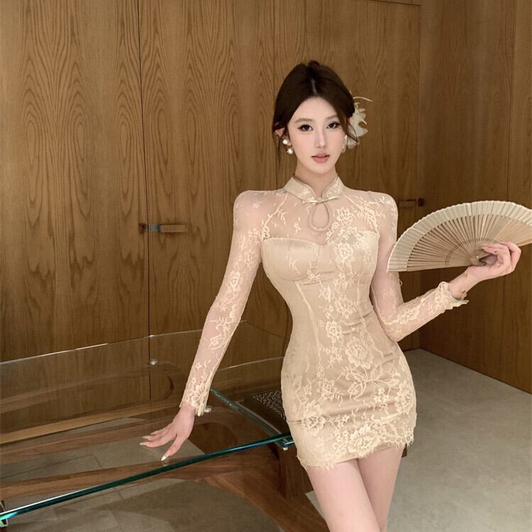 【dress】レースデートワンピース　M28106