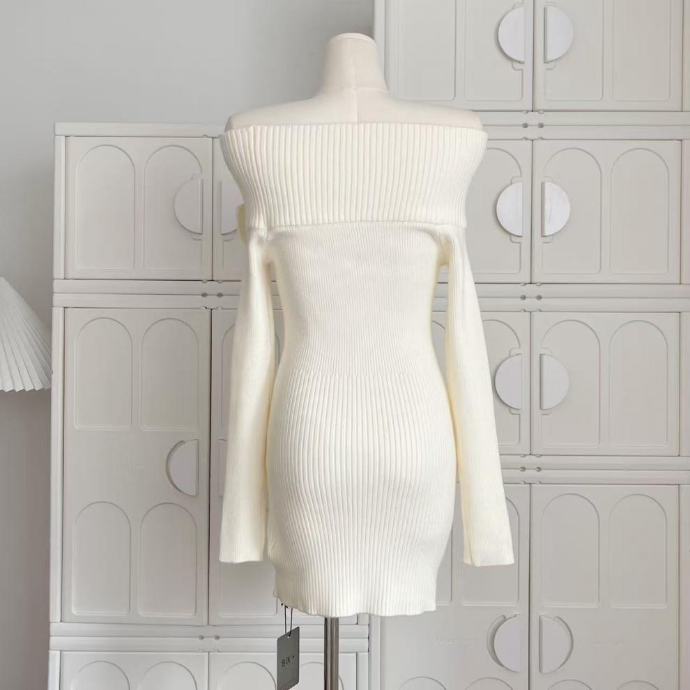 【tops】ボートネックニットセーター　M27869