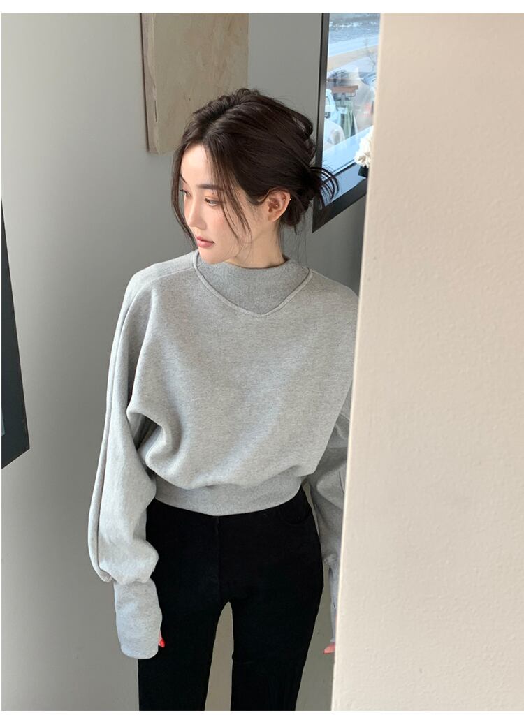 【tops】クルーネックプルオーバー　M18664