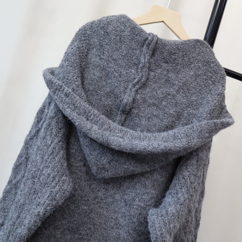 【outer】ロング丈ニットカーデ　M27038