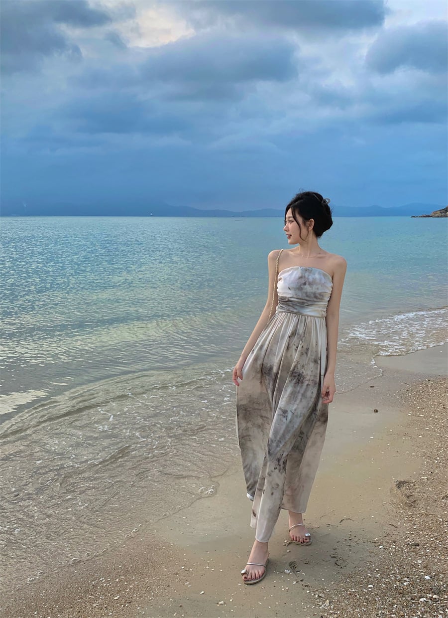 【dress】ベアトップワンピース　M25294