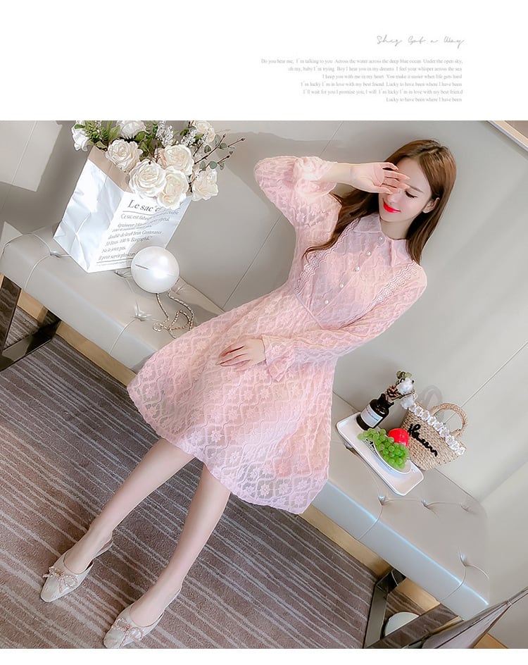【dress】レースワンピース　M25357