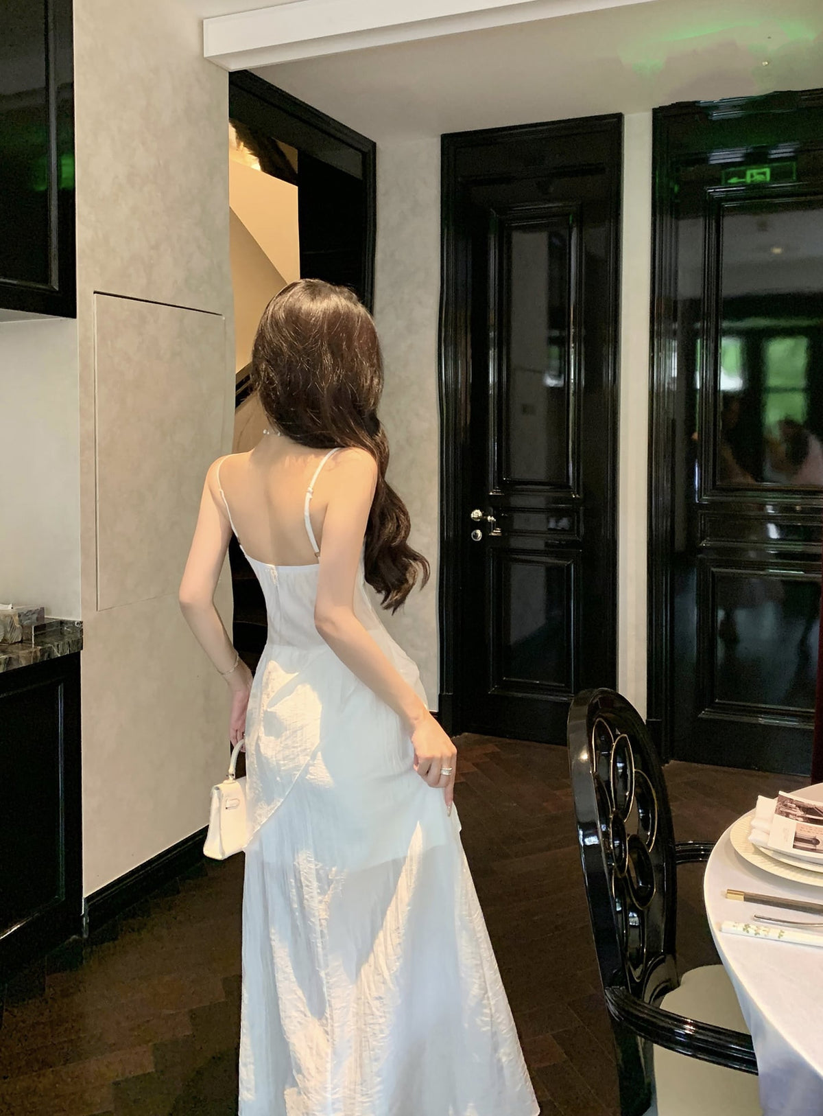 【dress】レースキャミワンピース　M25323