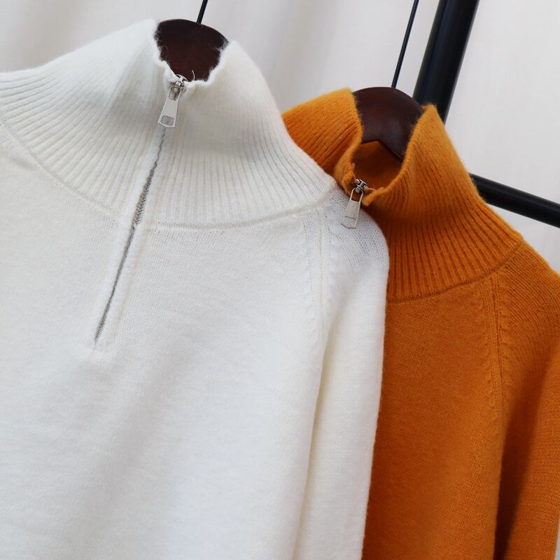 【tops】ファスナーニットセーター　M27745