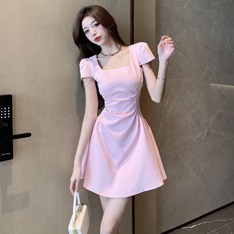 【dress】スクエアネックワンピース G20393