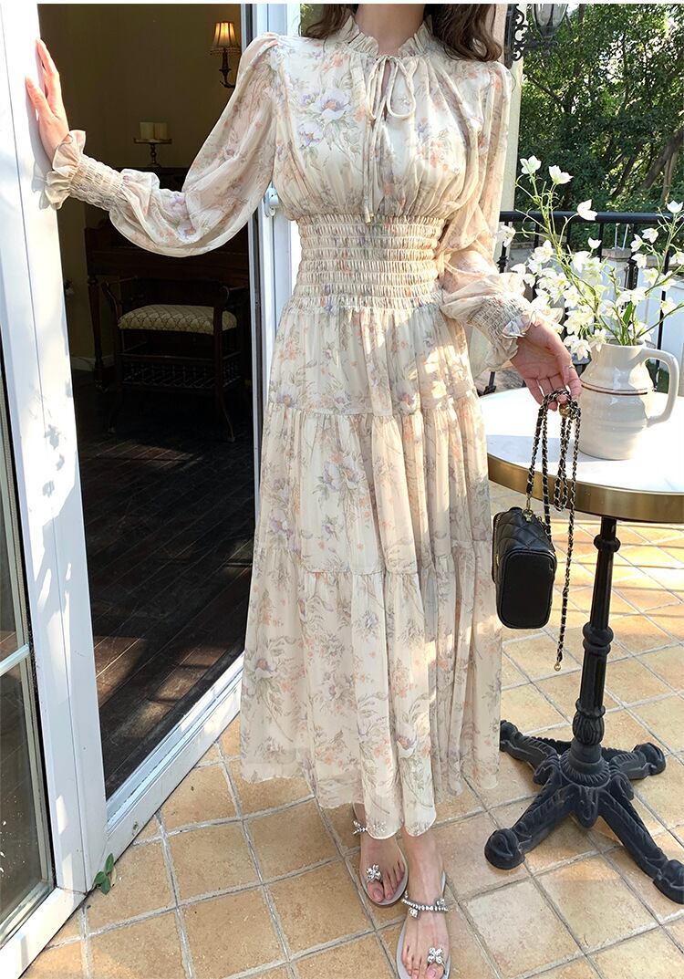 【dress】花柄ワンピース　M29733