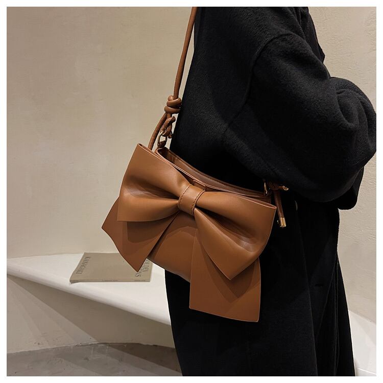 【小物】リボン秋冬新作オシャレファッションメッセンジャーバッグ G3485