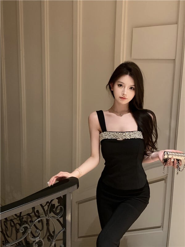 【tops】ダイヤモンドキャミソール G21206