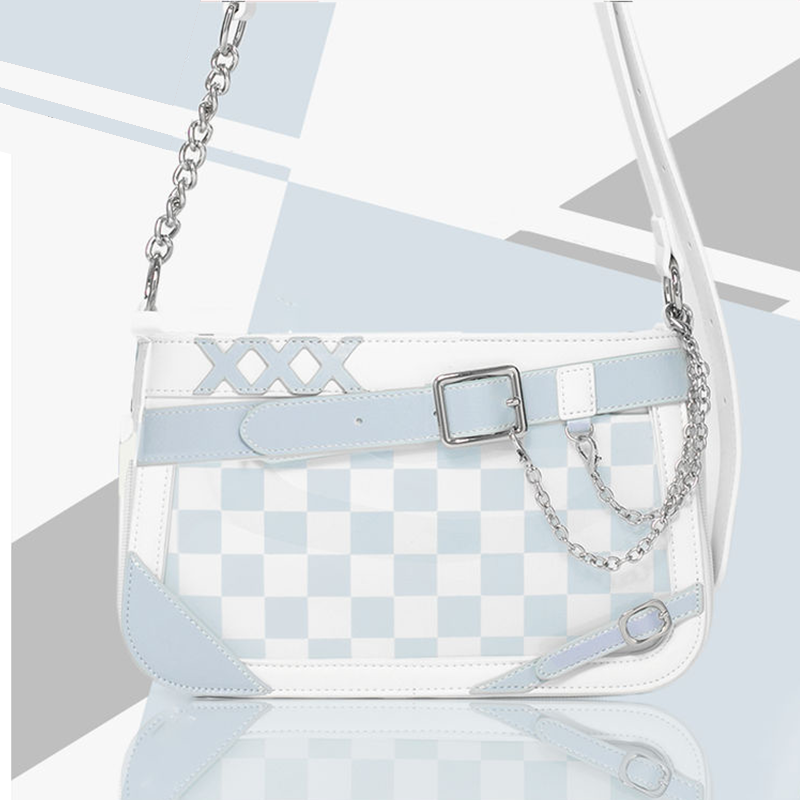 【GOODS】痛バック チェーン ショルダーバッグ Ｑ2242