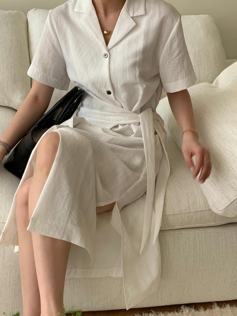 【dress】レトロシャツワンピース G20072