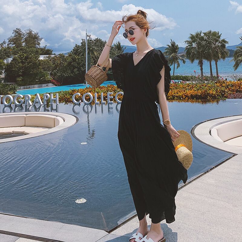 【dress】魅力的 気質満点夏おしゃれスウィート切り替え ワンピース  G0480