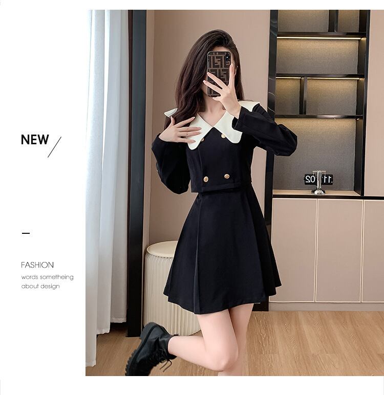 【dress】Aラインデートワンピース　M18848