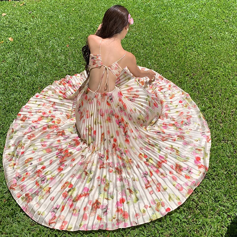 【dress】プリントワンピース　M25076