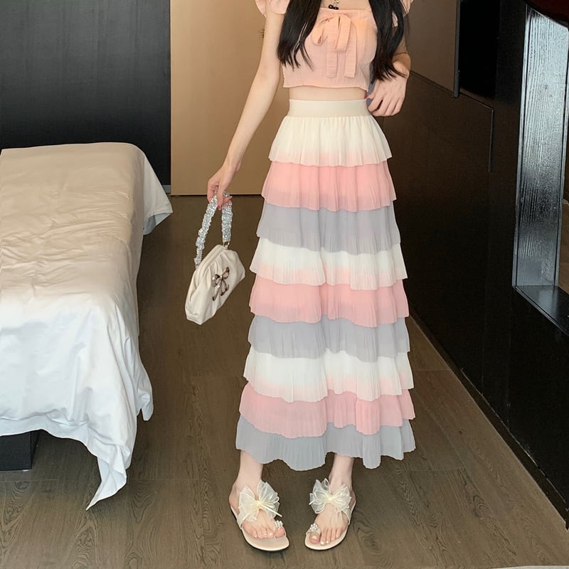 【bottoms】AラインスカートG20483