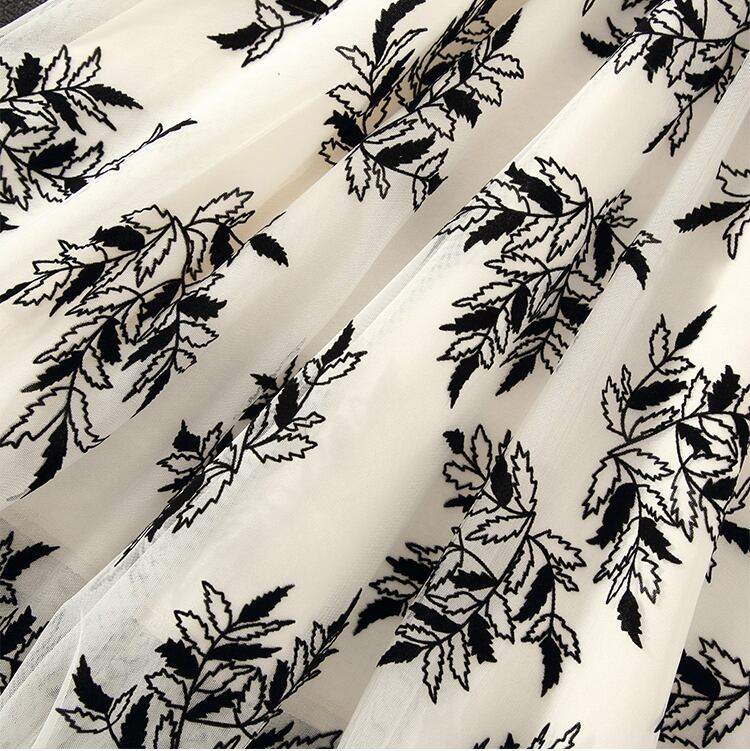 【dress】上品な質感!気質満点レトロシンプルフランス風秋冬偽二つ切り替えワンピース G3178