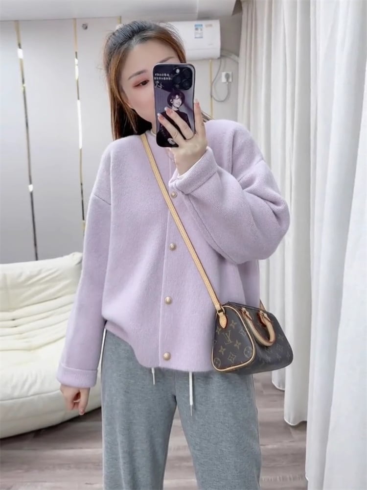 【outer】ニットカーデ　M25960