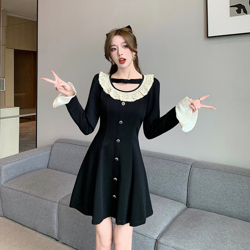 【dress】ドッキングワンピース　M19045