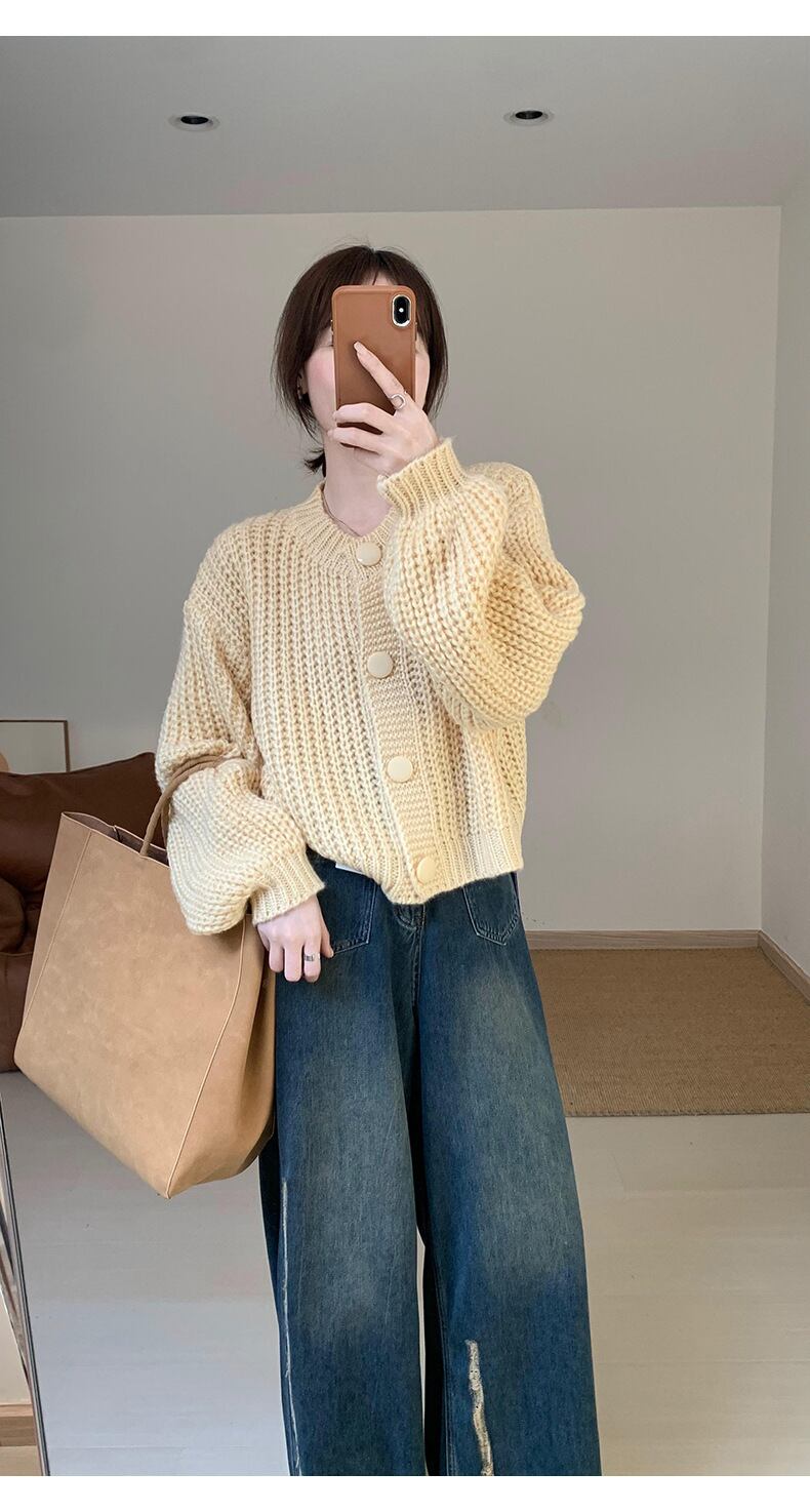 【outer】ニットカーデ　M19173