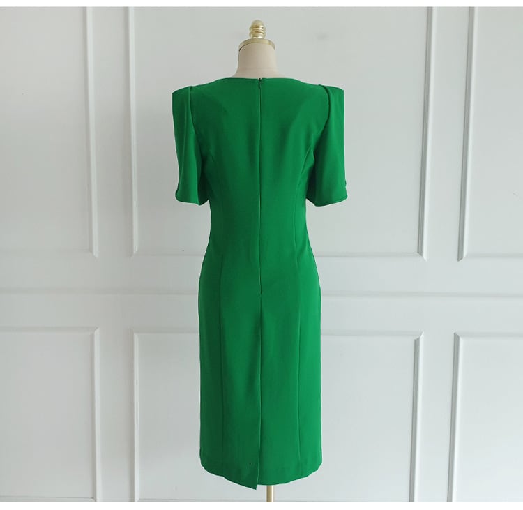 【dress】Vネックフリルワンピース　M24286