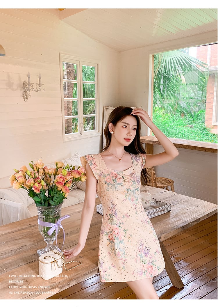 【dress】プリントワンピース　M23953