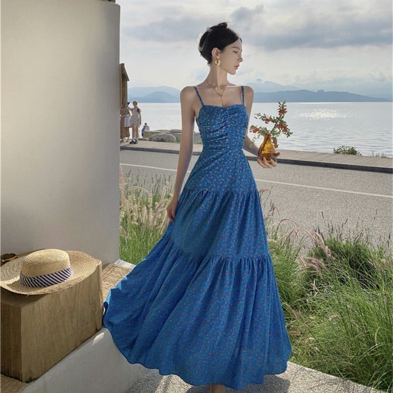 【dress】リボン付きキャミワンピース　M24924