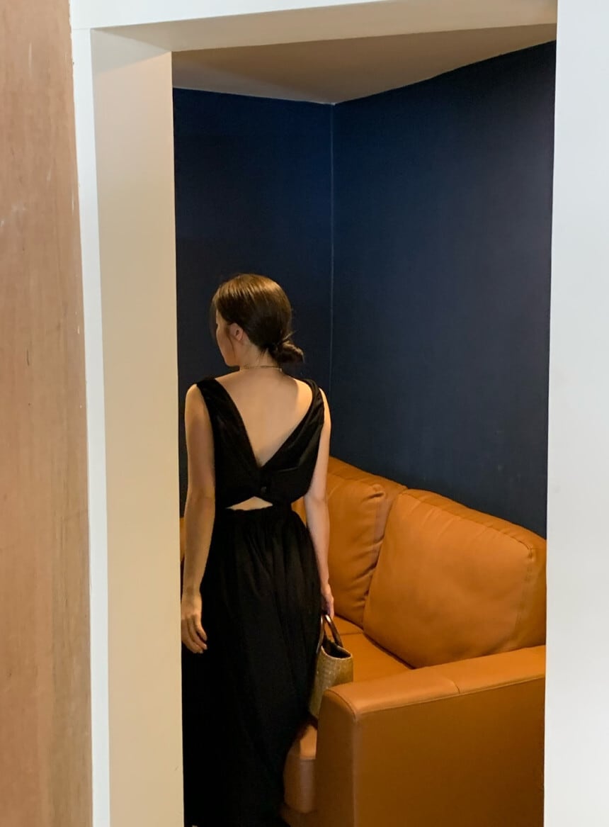 【dress】バックレスワンピース　M25066