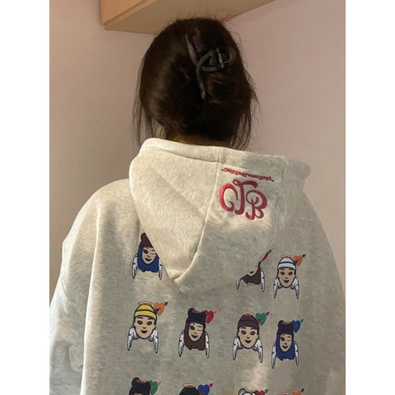 【tops】ゆったり薄手長袖パーカーG23778