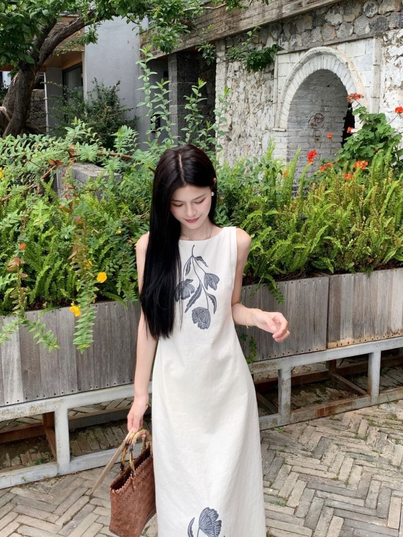 【dress】ノースリーブワンピース　M24528