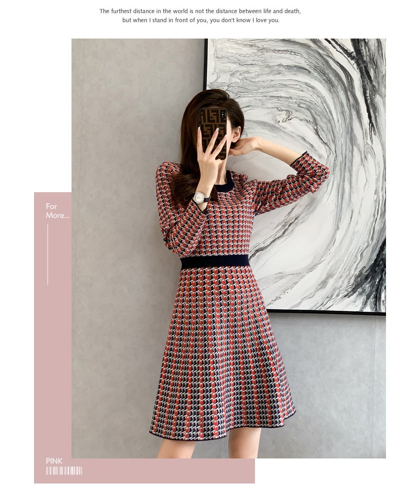 【dress】ニットワンピース　M25501