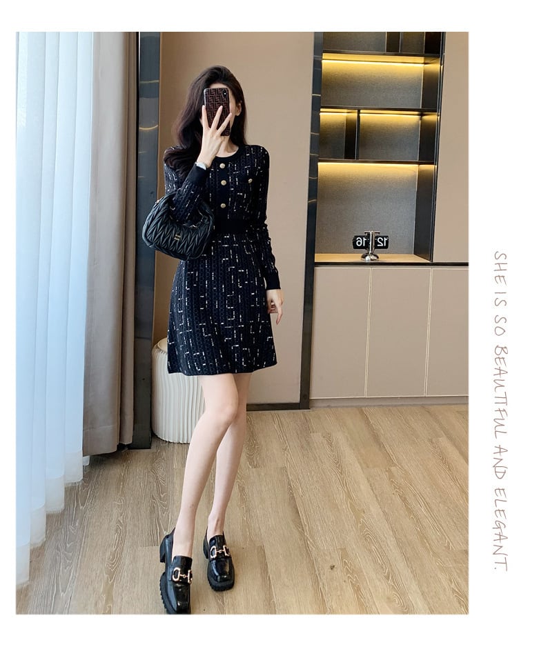 【dress】ニットワンピース　M25461