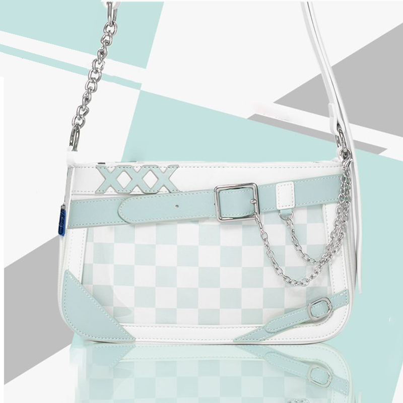 【GOODS】痛バック チェーン ショルダーバッグ Ｑ2242