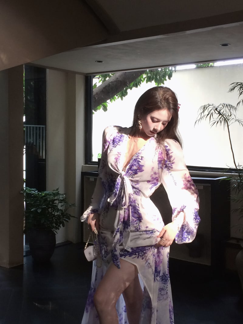【dress】花柄ワンピース　M24517