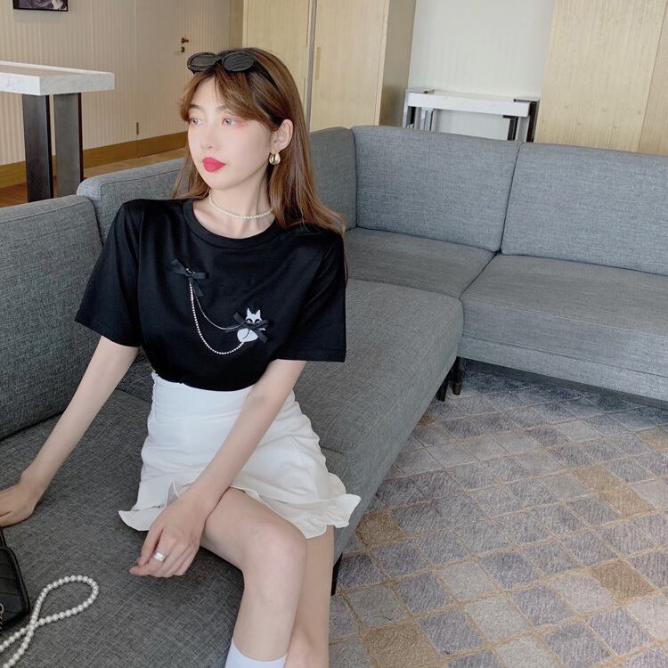 【bottoms】夏INS風Aライン合わせやすいボディラインショート丈スカートF0269