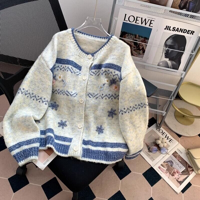 【outer】ニットカーデ　M28324