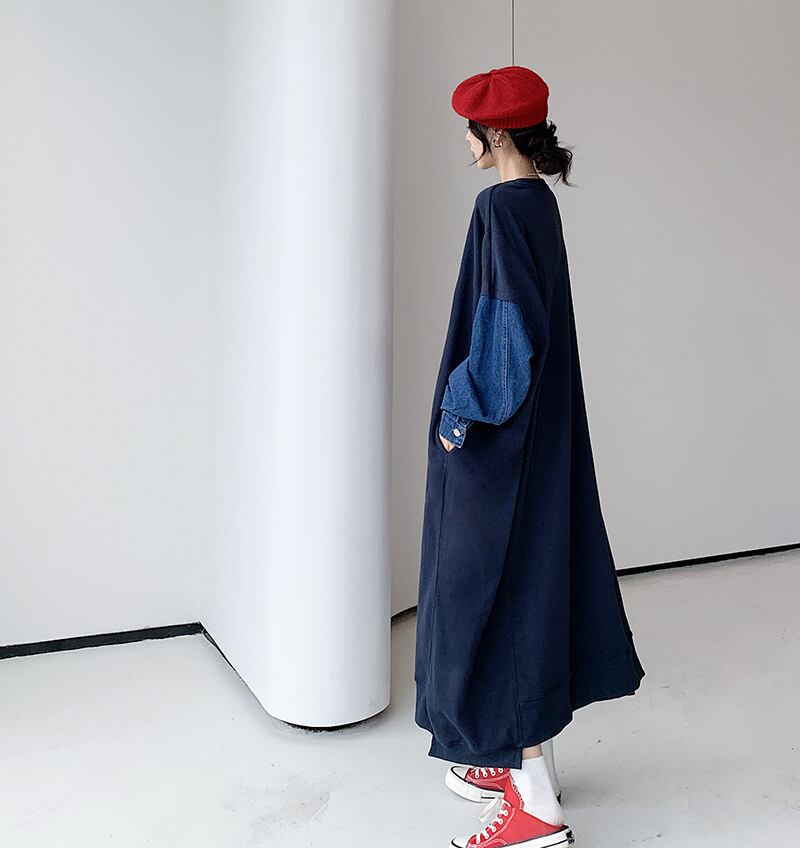 【dress】プリントカジュアルワンピース　M18590