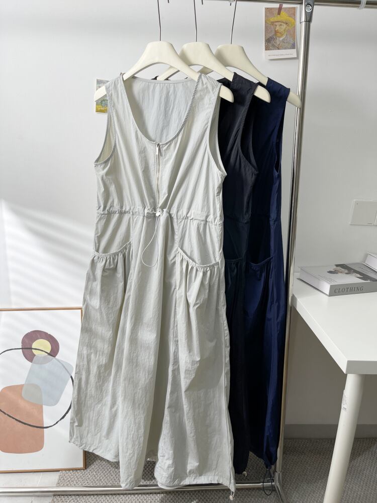 【dress】ノースリーブファスナーワンピース　M29937
