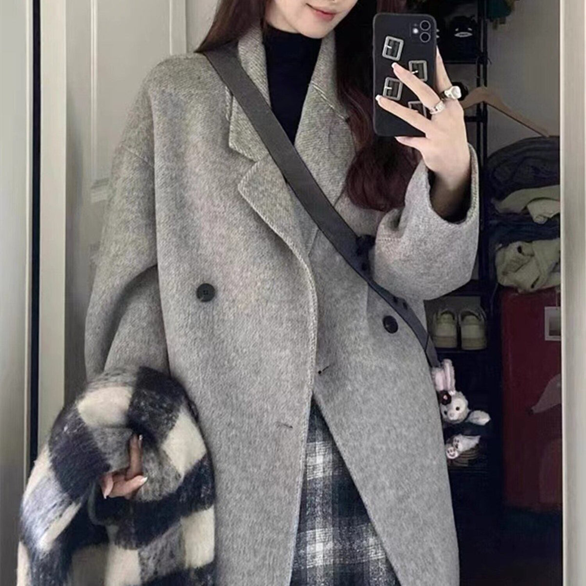 【outer】ロングコート　N2229