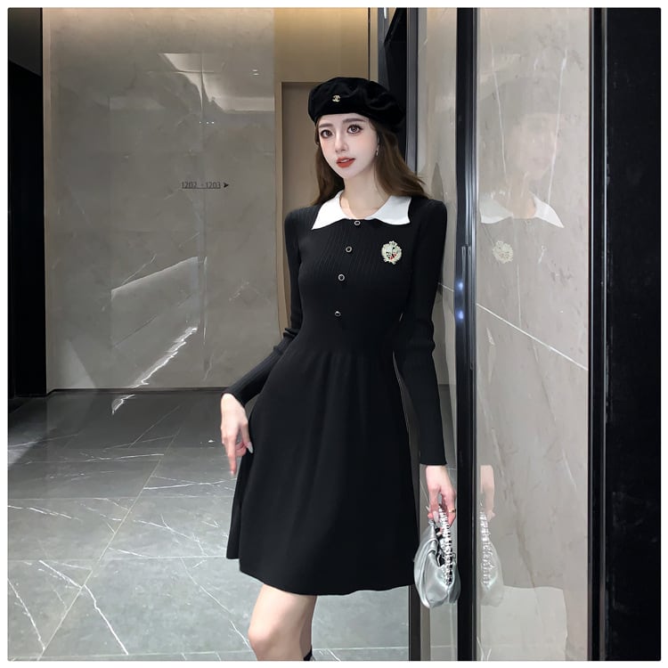 【dress】ニットワンピース　M26354