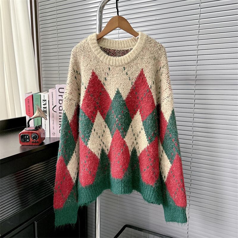 【tops】ダイヤモンドニットセーター　M27906