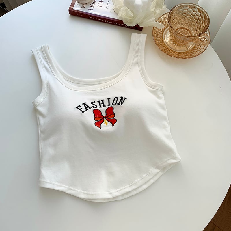 【tops】プリントキャミソール　M25085