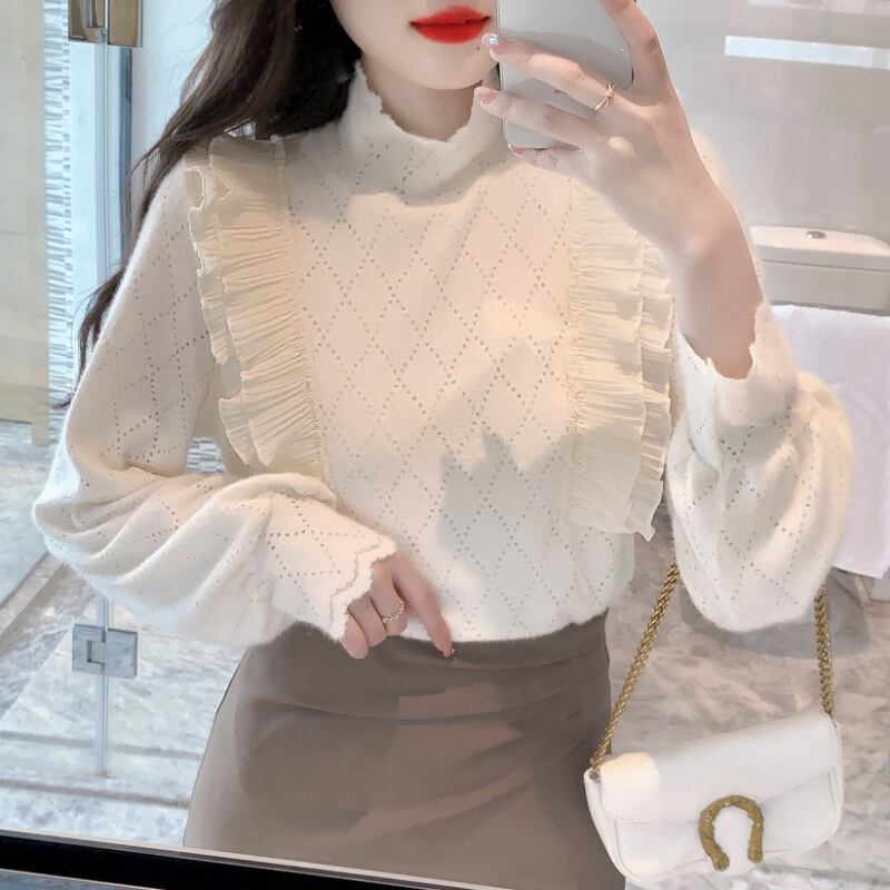 【tops】レースシャツトップス　M28658