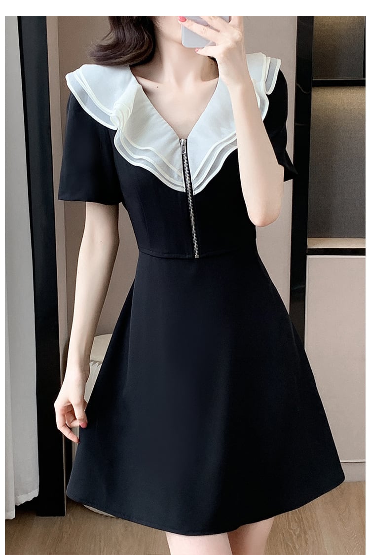 【dress】フリルデートワンピース　M24563