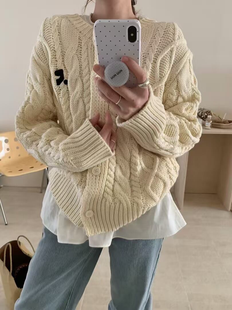 【outer】ニットカーデ　M28823